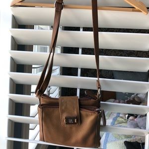S&CO brown shoulder bag
